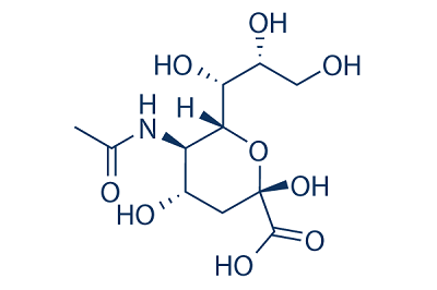 N-Acetylneuraminic acid Molecular formula